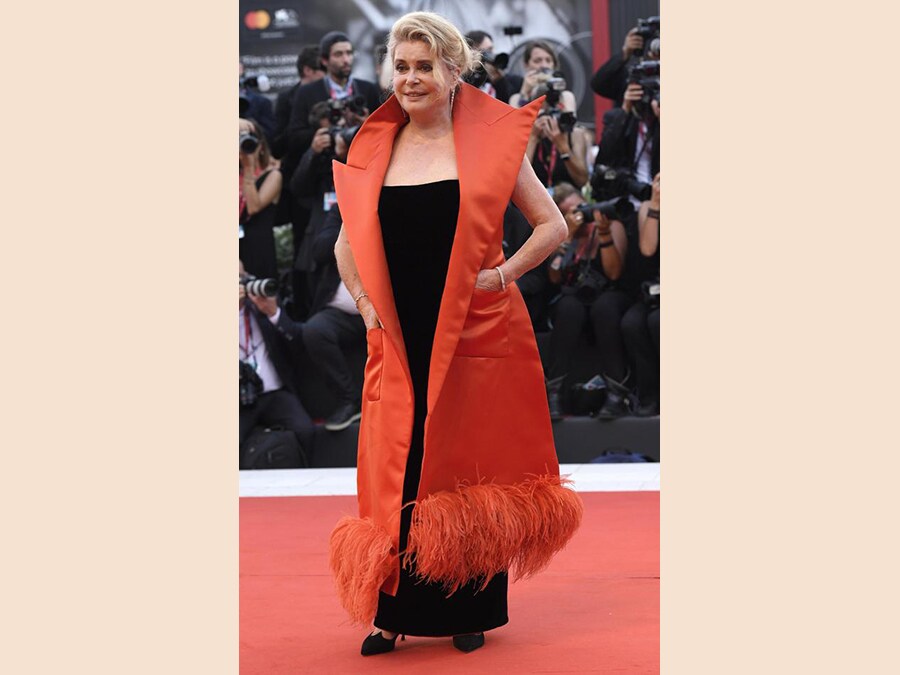 Catherine Deneuve in Jean Pail Gaultier Haute Couture