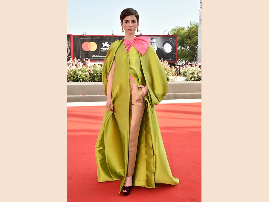 Mariana Di Girolamo in Alberta Ferretti (Photo by Theo Wargo/Getty Images)