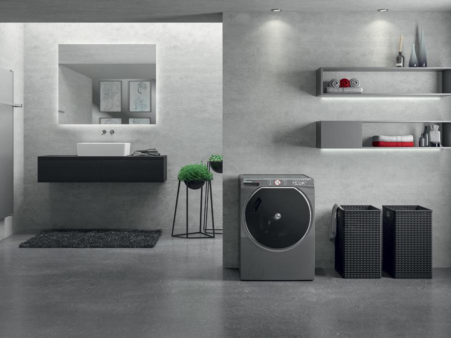 Hoover-AXI, parla e riordina i  detersivi