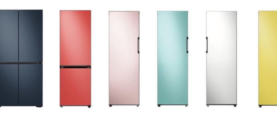 Samsung Prism 3, la gamma dei colori perla per le ante dei frigo Bespoke