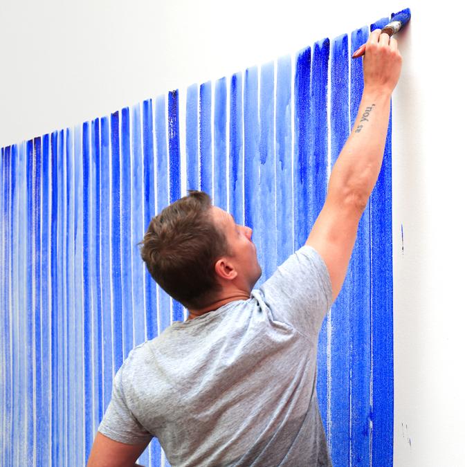 Breathing Watercolours. Jeppe Hein (photo by Hendrik Hähner / Studio Jeppe Hein -  courtesy Jeppe Hein)