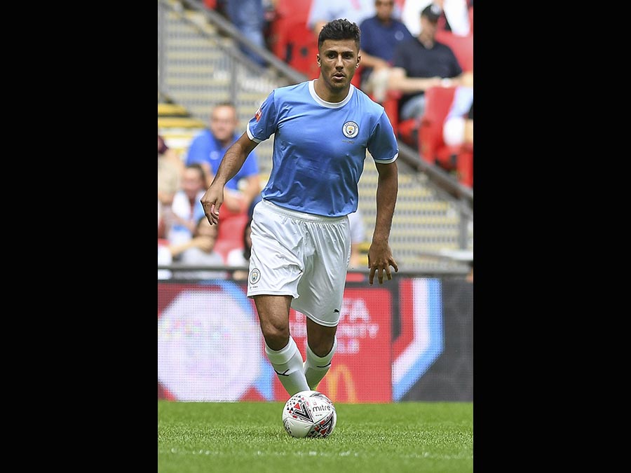 Il 23enne centrocampista spagnolo Rodrigo Hernández Cascante, detto Rodri, acquistato dal Manchester City. Nelle casse dell'Atletico Madrid 70 milioni di euro. (Ap)