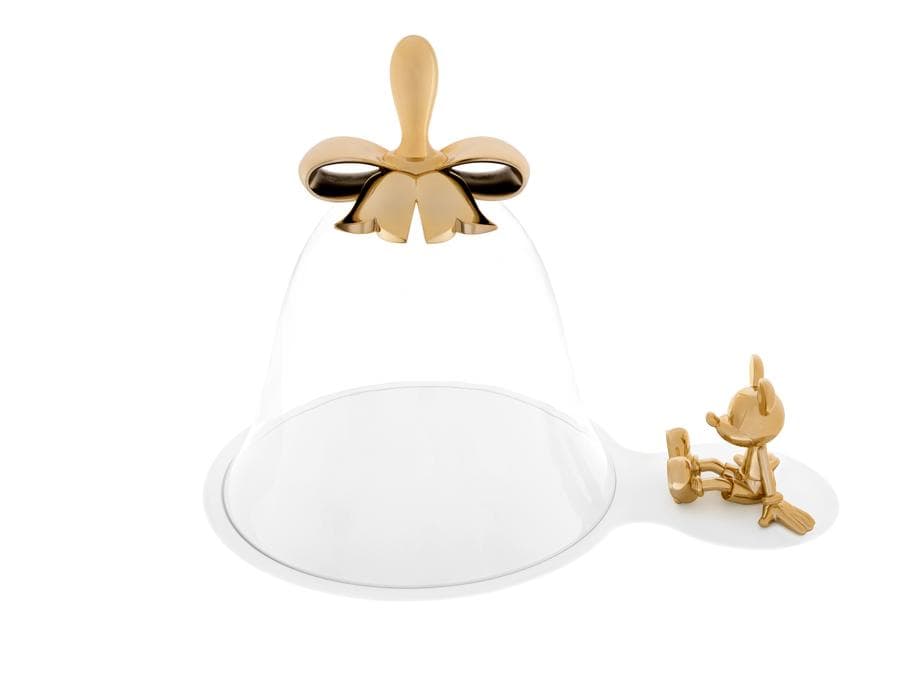 Cloche a Fromage, di Marcel Wanders per Leblon Delienne. Campana portaformaggio con Topolino in porcellana di Limoges e vetro. Fa parte delle reinterpretazioni del celebre personaggio Disney condotte dal marchio francese con Wanders e altri artisti e designer.