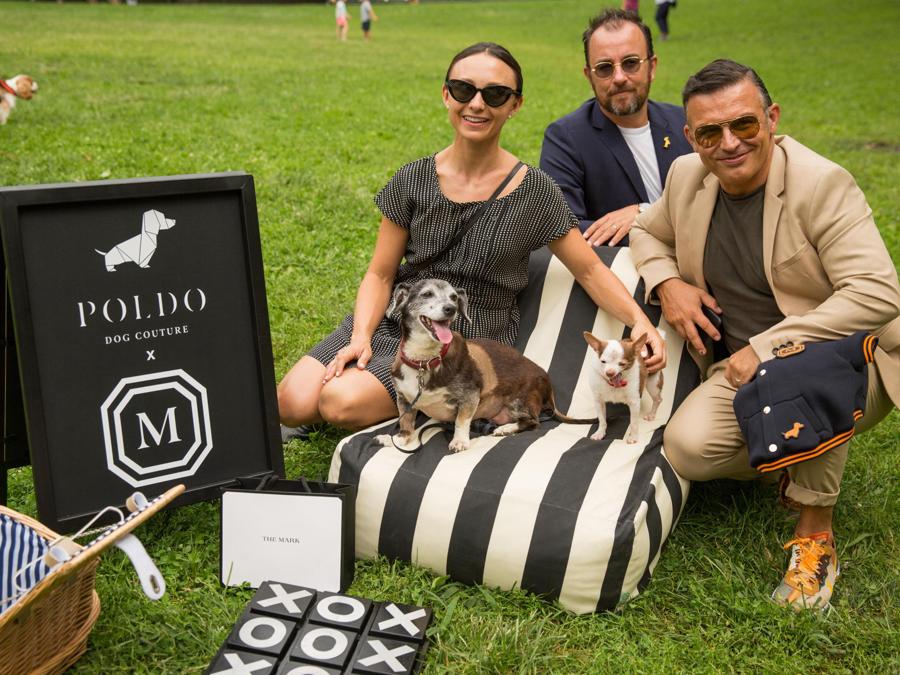 Riccardo Gardoni e Maurizio Azzimonti a Central Park (Ansa)