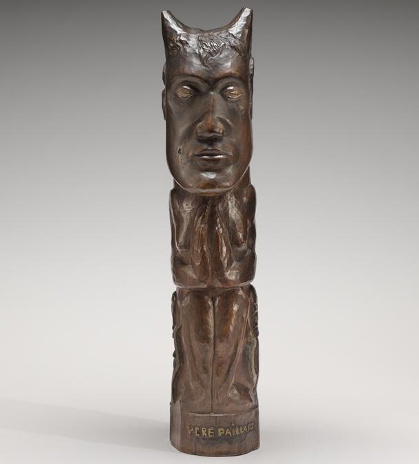 Paul Gauguin, Père Paillard, 1902. Painted miro wood, 67.9 x 18 x 20.7 cm. National Gallery of Art, Washington, DC. Chester Dale Collection, 1963.10.238 196.10.238. Image courtesy of the Board of Trustees, National Gallery of Art, Washington, DC.