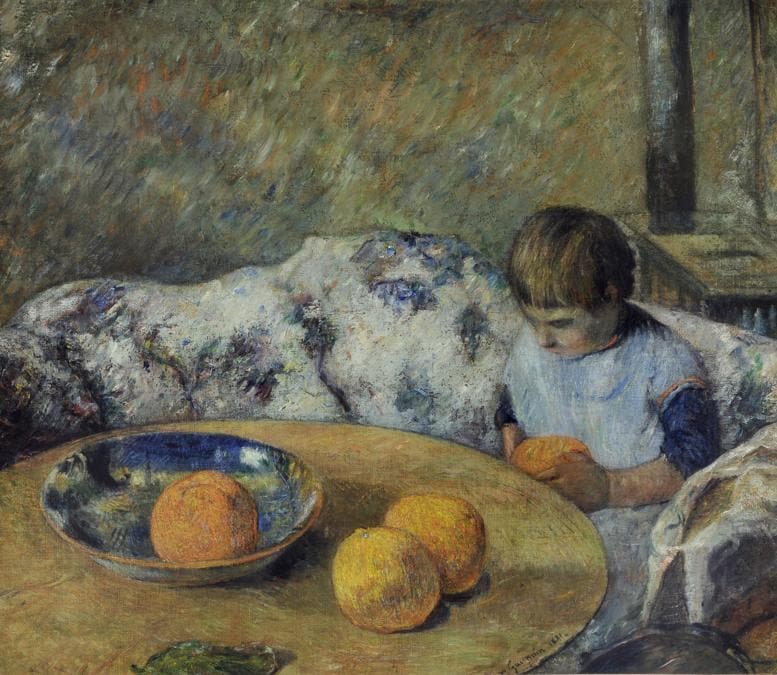 Paul Gauguin, Interior with Aline, 1881. Oil on canvas. On loan to Museums Sheffield from a Private Collection. Photo courtesy of the owner