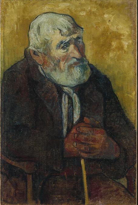 Paul Gauguin, Old Man with a Stick, 1888. Oil on canvas, 70 x 45 cm. Petit Palais, Musée des Beaux-Arts de la Ville de Paris (PPP623). Petit Palais/Roger-Viollet