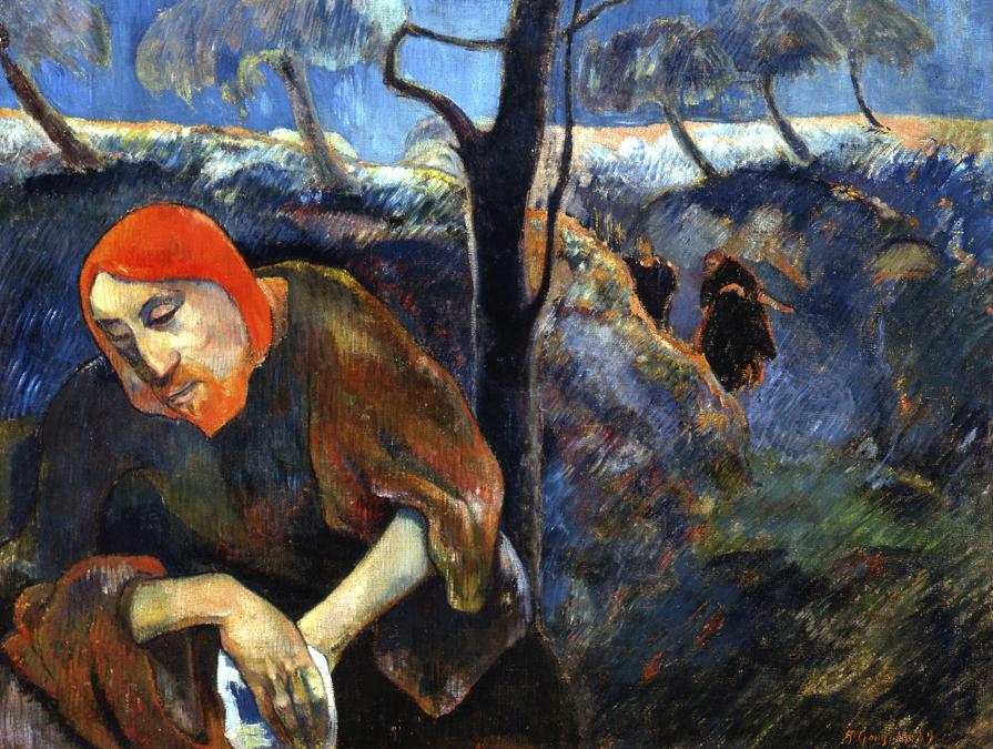 Paul Gauguin, Christ in the Garden of Olives, 1889. Oil on canvas, 72.4 x 91.4 cm. Norton Museum of Art. Gift of Elizabeth C. Norton, 46.5. Norton Museum of Art
