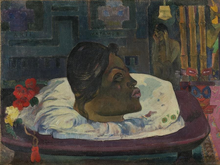 Paul Gauguin, Arii Matamoe (The Royal End), 1892. Oil on canvas, 45.1 × 74.3 cm. The J. Paul Getty Museum, Los Angeles (2008.5). Digital image courtesy of the Getty's Open Content Program