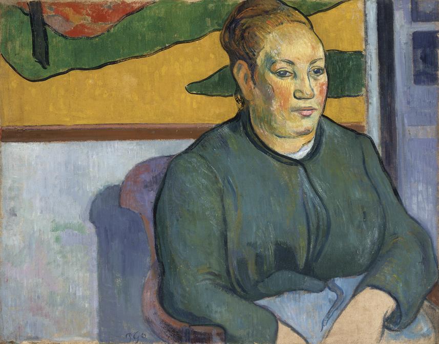 Paul Gauguin, Portrait of Madame Roulin, 1888. Oil on canvas, 49 × 65.5 cm. Saint Louis Art Museum. Funds given by Mrs. Mark C. Steinberg 5:1959. Image courtesy Saint Louis Art Museum