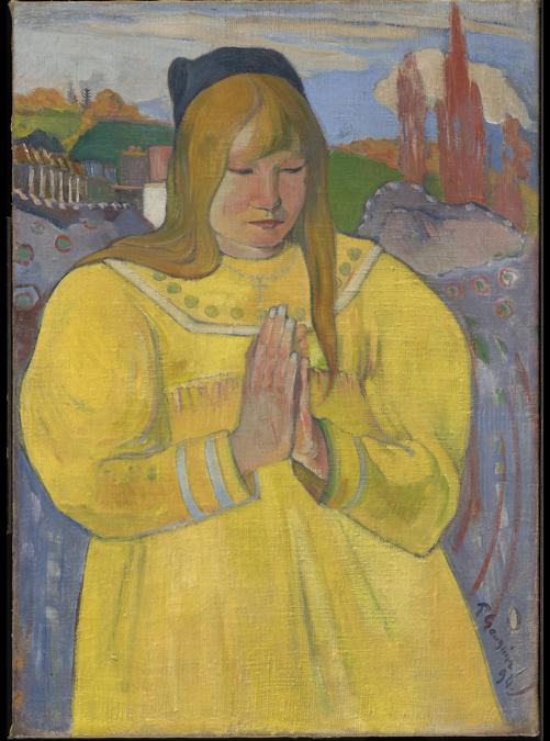 Paul Gauguin, Young Christian Girl, 1894. Oil on canvas, 65.3 × 46.7 cm. Sterling and Francine Clark Art Institute, Williamstown, Massachusetts, USA, acquired in honor of Harding F. Bancroft, Institute Trustee 1970–1987; President 1977–1987 (1986.22). Image courtesy of the Clark Art Institute, Williamstown, Massachusetts, USA