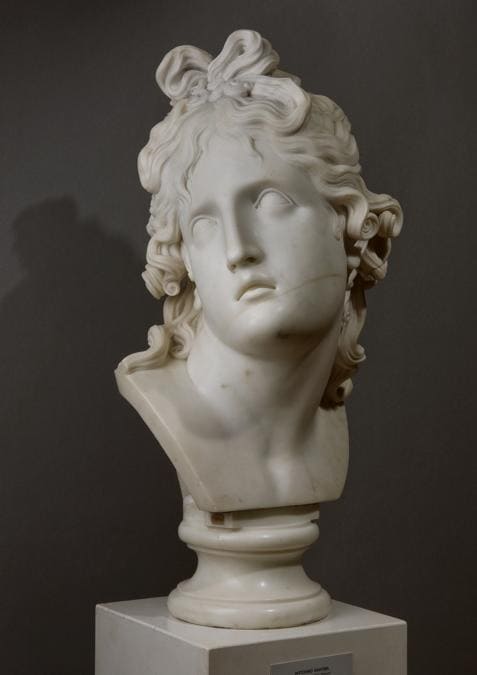 Antonio Canova, Genio della morte, 1789. Marmo, 86x38x38 cm. The State Hermitage (San Pietroburgo)* Photograph © The State Hermitage Museum, 2019. Foto di Alexander Koksharv