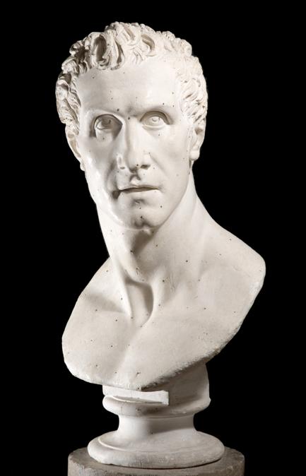 Autoritratto, 1812. Gesso, 89x47x39 cm. Roma, Museo di Roma. Foto di Alfredo Valeriani