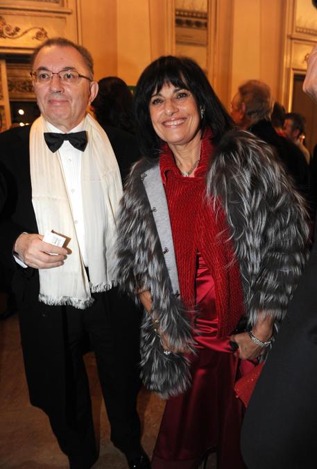 Giorgio Squinzi con  la moglie Adriana Spazzoli (Ansa / Pier  Marco Tacca)