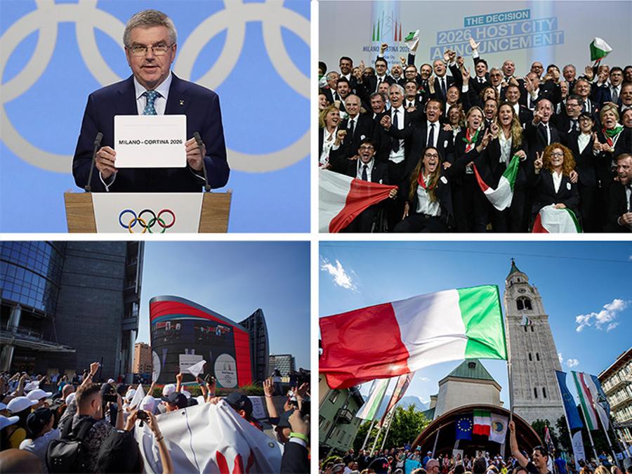 GIUGNO. OLIMPIADI INVERNALI. I membri del Comitato Olimpico Internazionale (Cio) riuniti a Losanna, in Svizzera, assegnano all'Italia, dieci anni dopo Torino 2006, le Olimpiadi invernali del 2026. Con 47 voti a favore contro 34, la candidatura di Milano-Cortina è stata ritenta migliore rispetto a quella svedese di Stoccolma ed Are. Oltre che a Milano e Cortina, i Giochi olimpici invernali si disputeranno in altre località della Lombardia e del Veneto, e delle province autonome di Trento e Bolzano