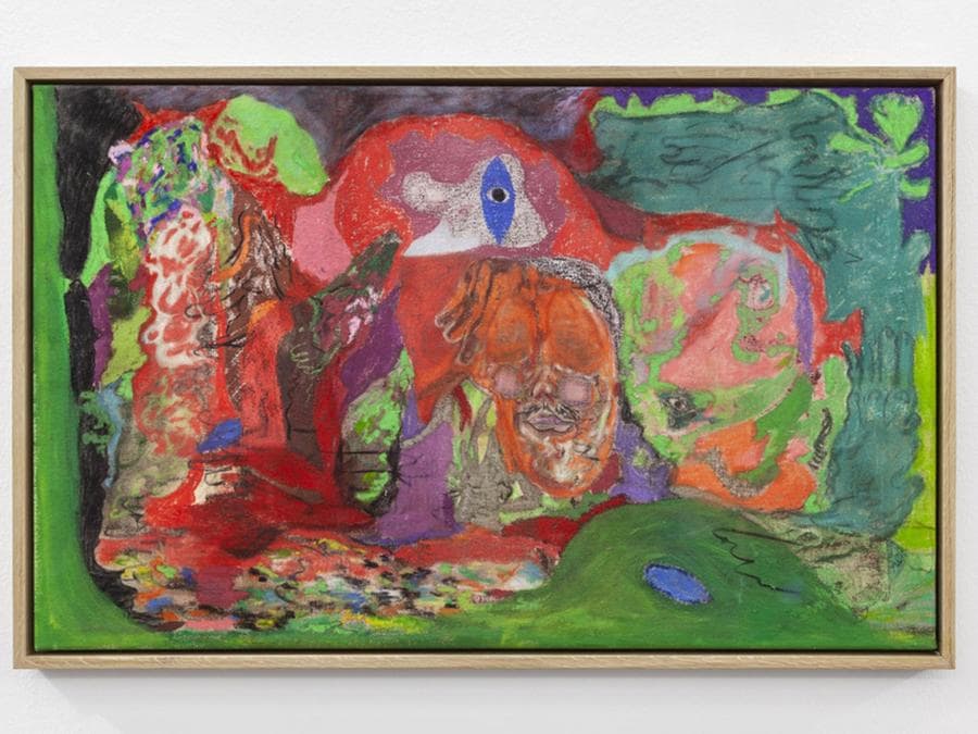 L’artista presentato da Norma Mangione di Torino, Michael Bauer, ha vinto il Premio Mediolanum per la sezione Pittura XXI. Le opere, tutte del 2018-19, quotavano tra i 6.300 e i 18.000 euro e sono state apprezzate dal pubblico e dai collezionisti. Dimostrano l'approccio dell'artista tra il figurativo e l'astratto. La galleria lavora con l'artista da circa dieci anni e lo rappresenta insieme a Nino Mier (Colonia, Los Angeles). Nell'immagine: Michael Bauer, Forest floor (Couples), 2018, olio, acrilico, pastello, carboncino su tela, cm 58x91. (Courtesy Norma Mangione Gallery, Torino)