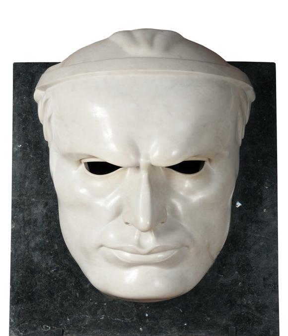 ADOLFO WILDT - Maschera di Mussolini, inv. 2679, 1923-1925 - Altorilievo in marmo, Galleria Nazionale d'Arte Moderna e Contemporanea. Su concessione del Ministero per i Beni e le Attività Culturali