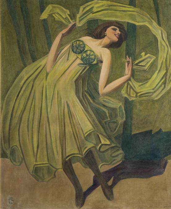 CORNELIO GERANZANI - Ballerina, 1920 - Olio su tela, Collezione privata. Foto Armando Pastorino