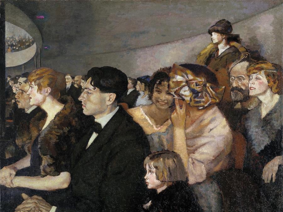ANSELMO BUCCI - Odeon, 1919-1920 - olio su tela, Collezione privata, Courtesy Matteo Mapelli, Galleria Antologia Monza