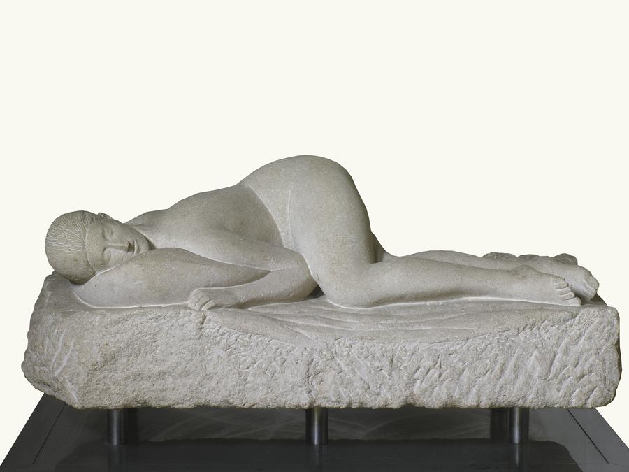 ARTURO MARTINI - La Pisana, 1928 - pietra di Vicenza, Collezione privata. Foto Saporetti Immagini d'Arte