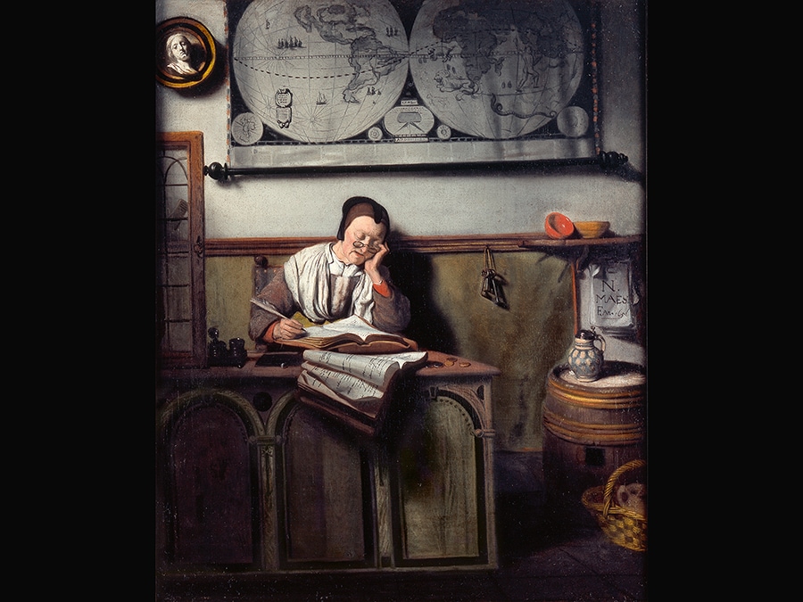 The Account Keeper. Nicolaes Maes 1656. © Saint Louis Art Museum