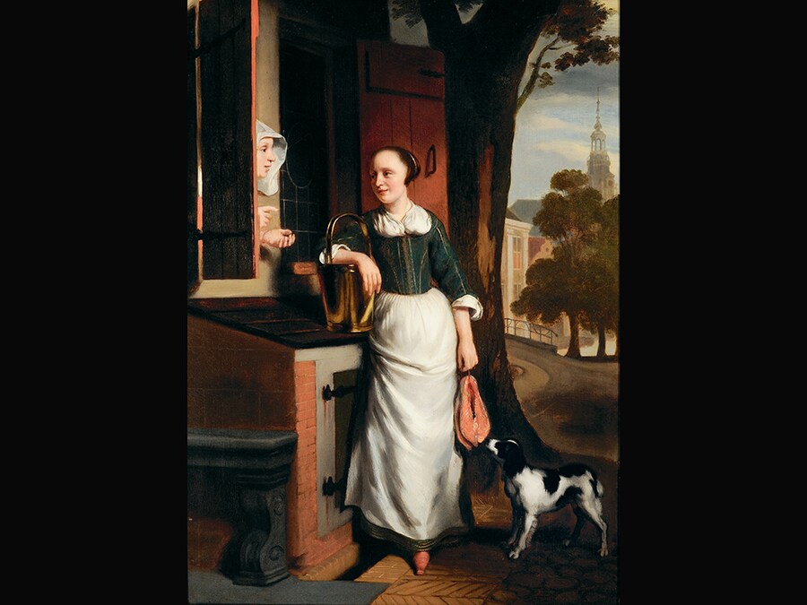 Two Women at a Window. Nicolaes Maes about 1656. © Dordrechts Museum