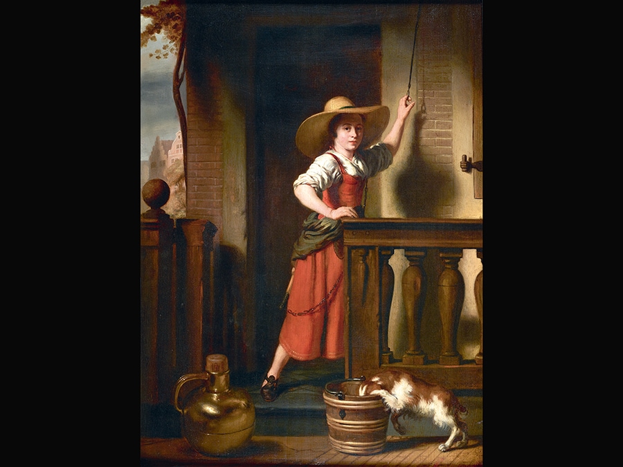 Woman selling Milk. Nicolaes Maes, about 1656. © Guildhall Art Gallery, City of London