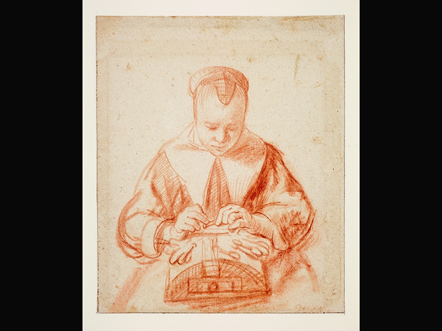 A Young Woman making Lace. Nicolaes Maes, about 1655. © Museum Boijmans Van Beuningen / Photo: Studio Buitenhof Rotterdam