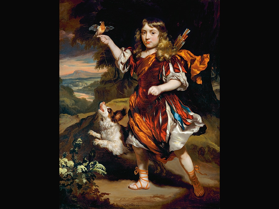 Portrait of a Boy as a Hunter. Nicolaes Maes, 1671. © 2006 Christie's Images Limited