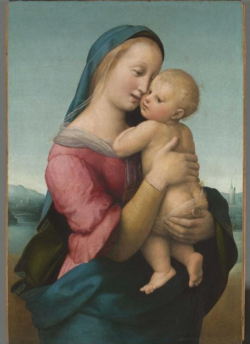 Raffaello, Madonna Tempi, 1507-1508, olio su tavola / oil on panel, Monaco, Bayerische Staatsgemäldesammlung Alte Pinakothek, © BAYERISCHE STAATSGEMÄLDESAMMLUNGEN