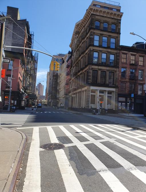 Broome Street a Soho deserta