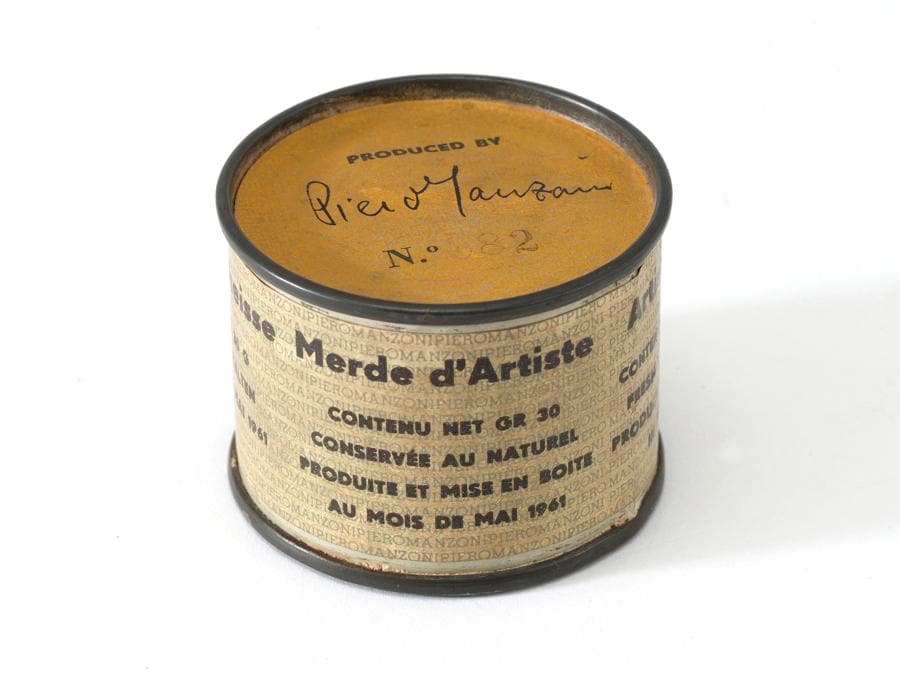Piero Manzoni Merda d'artista del 1961 Stima: 120.000 - 180.000 Euro aggiudicata per 250.000 Euro