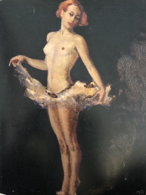 Carla Maria Maggi, Capelli rossi 1935, olio su tela 80 x 50 cm