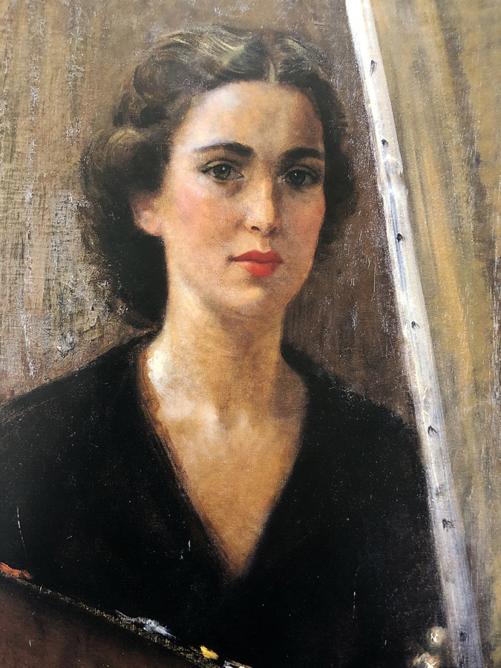 Carla Maria Maggi, Autoritratto 1937, 70x50 cm