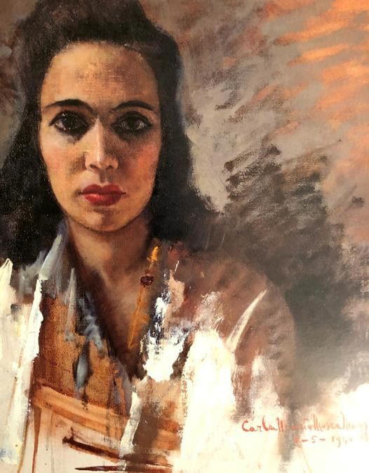 Carla Maria Maggi, Lo sguardo di Judith 1940, 75x45