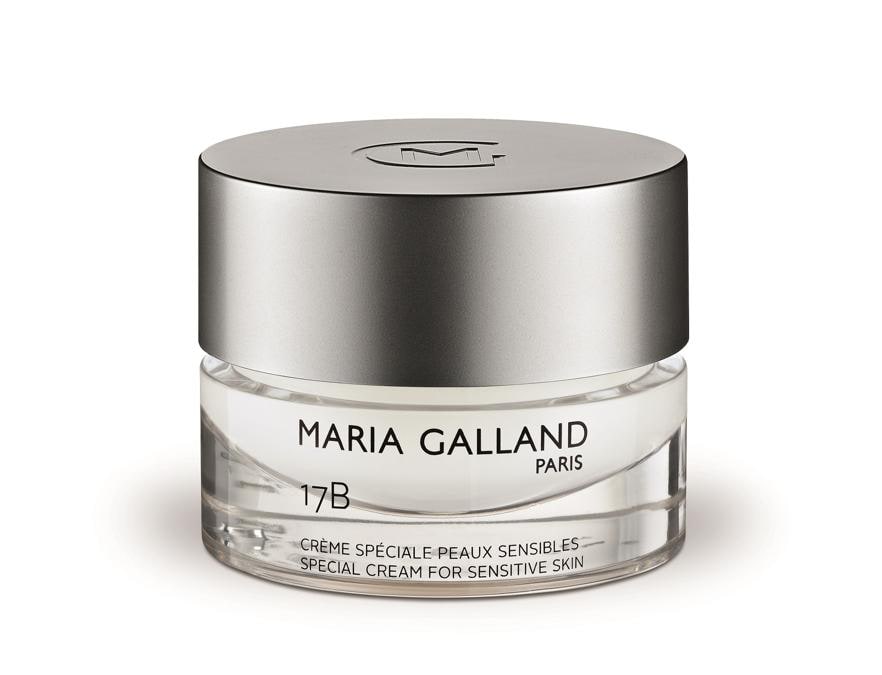 Maria Galland Paris_17B Crème Spéciale Peaux Sensibles, una trattamento dall'effetto lenitivo grazie a un mix di vitamine e estratti vegetali. Una crema ricca che aiuta a preservare il naturale equilibrio della pelle