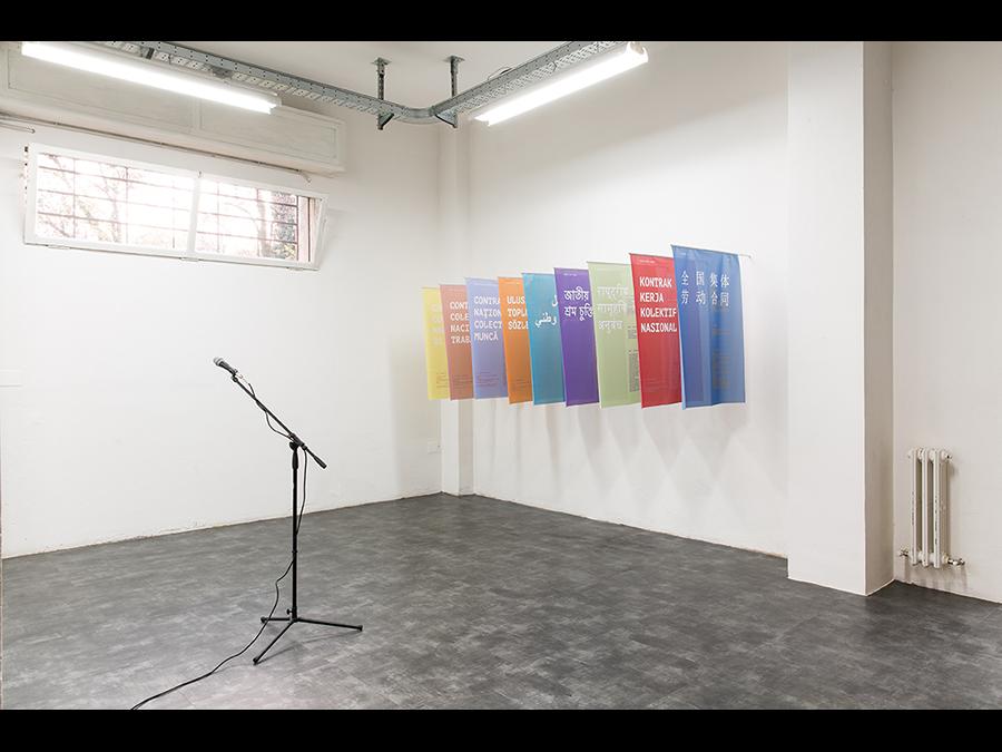 IVANA SPINELLI - CCNL Traduzioni, 2016 - Courtesy GALLLERIAPIU and the artist - Photo: Stefano Maniero