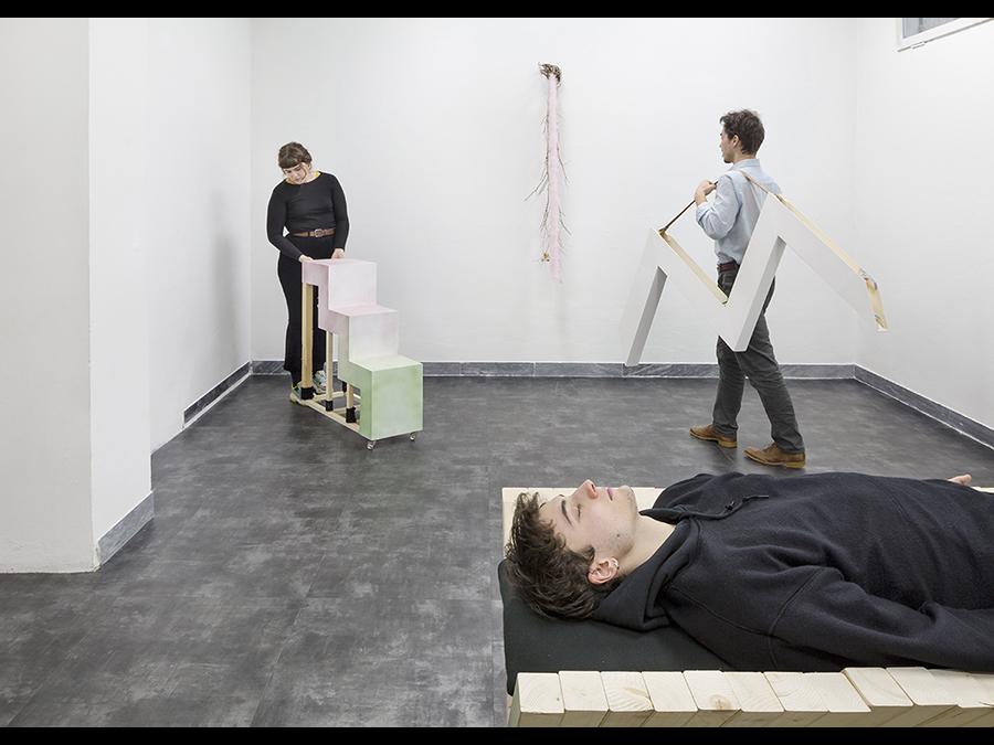 IVANA SPINELLI - Contropelo - Exhibition view, GALLLERIAPIU, 2020 - Courtesy GALLLERIAPIU and the artist - Photo: Stefano Maniero
