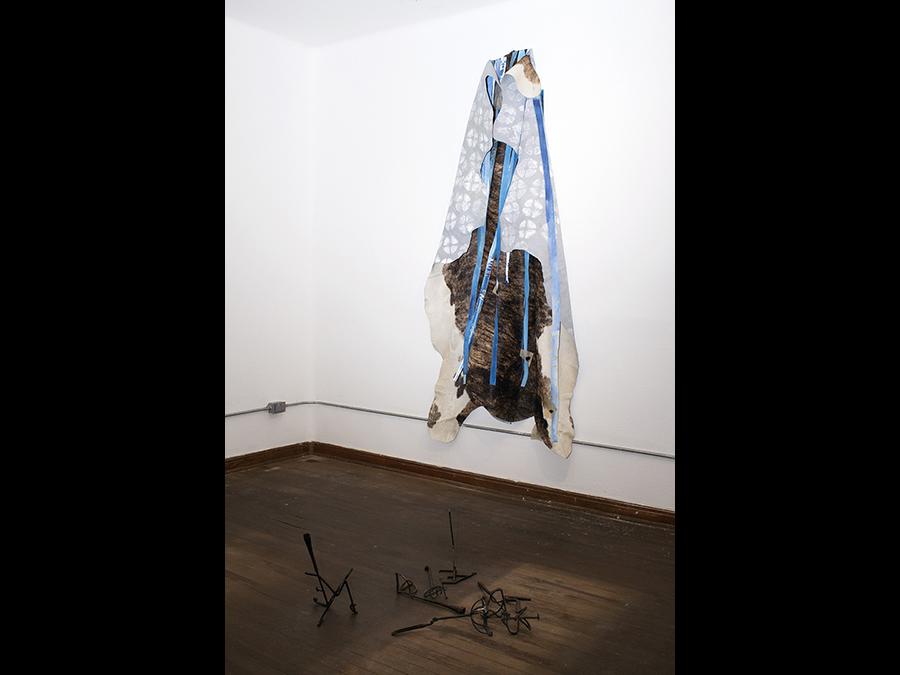 NOE MARTÍNEZ - Las Demandas de la Memoria. Cuerpo, Paisaje y el Intruso, 2019 - Exhibition view, Parque Galería, Mexico City - Courtesy the artist and LLANO (Mexico City)