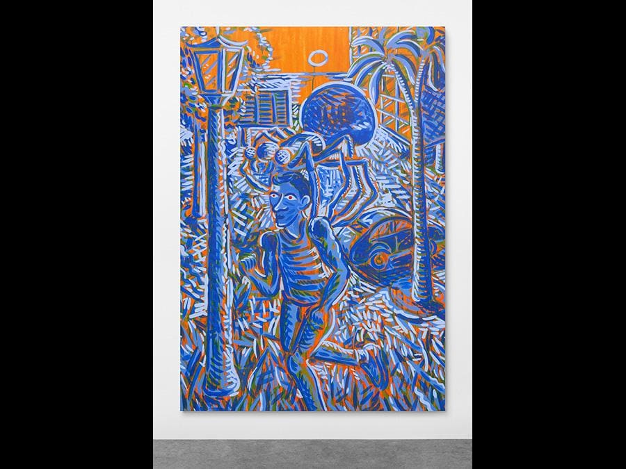 LUÍS LÁZARO MATOS - The Fictional Passengers #7,2019 - Acrylic on canvas - 220 × 150 cm
