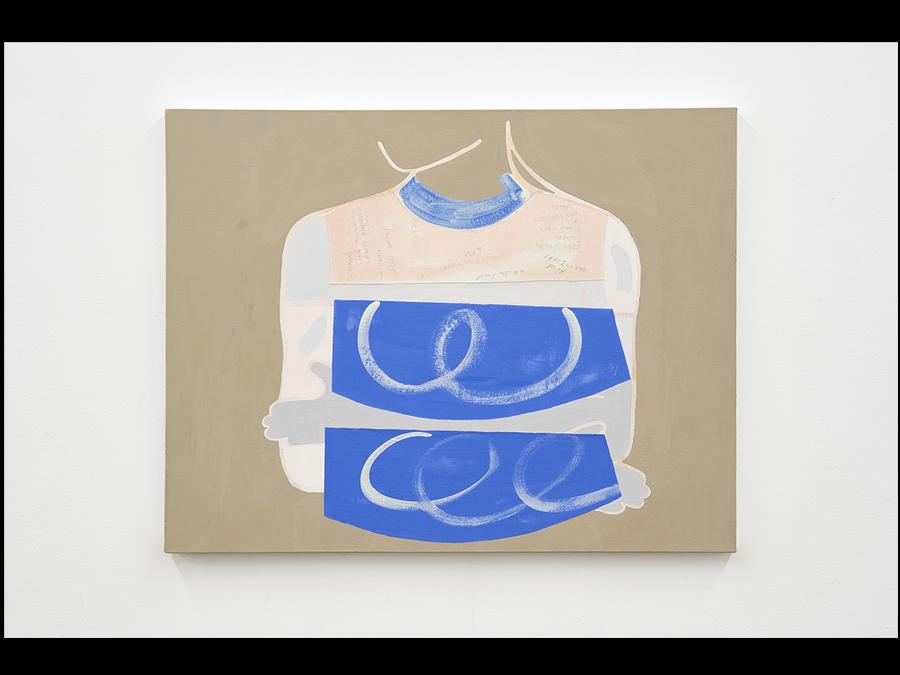 BLANK PROJECTS SCHEEPERS - Gerda Scheepers - Untitled (2020) - crylic on canvas - 70 x 90 x 3.2 cm (3) - Courtesy the Artist and blank projects