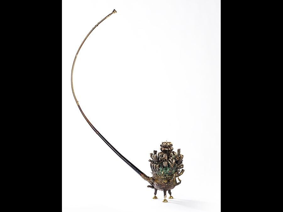 CHANTAL CROUSEL CUOGHI - Roberto Cuoghi - SS(IIISh)o, 2019 - Laiton | Brass - 160 x 100 x 34 cm | 63 x 39 3/8 x 13 3/8 inches - Courtoisie de l'artiste et Galerie Chantal Crousel, Paris | Courtesy of the artist and Galerie Chantal Crousel, Paris