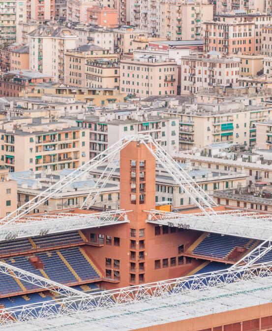 Matteo De Mayda, “Stadio Luigi Ferraris (Genova)”, 2020. Courtesy: MiBACT/DGCC, Triennale Milano, MUFOCO