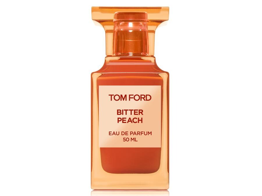  Tom Ford. Bitter Peach della collezione Private Blend con pesca, arancia rossa di Sicilia e olio di cardamomo