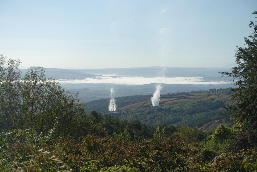 Soffioni boraciferi in Val d’Orcia