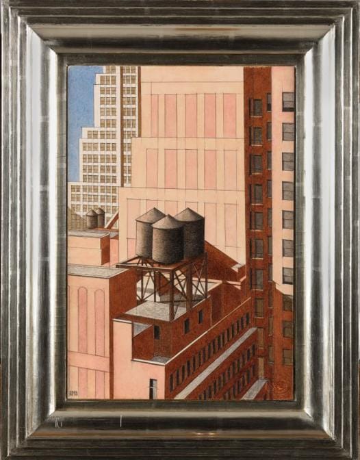 Un acquerello inedito di Bernard Boutet de Monvel (1881-1949) è stato venduto per 600.000 euro il 20 dicembre a Versailles sotto il martello di Jean-Pierre Osenat. Realizzato nel 1932, rappresenta una veduta dalla cima del Radiator Building di New York