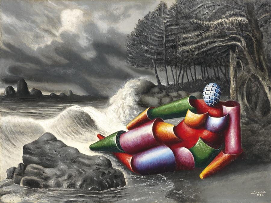 Alberto Savinio, Ulysse, 1928, stima 180-280.000 €, venduto a 272.700 €, Courtesy Farsettiarte