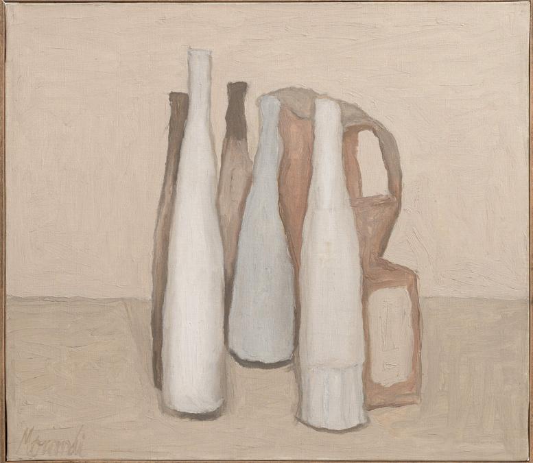 Giorgio Morandi, Natura morta, 1951, stima 750.000-1.000.000 €, venduto a 1.452.500 €, Courtesy Sotheby's