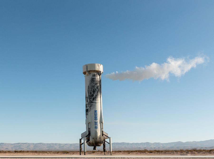 NS-10 è stato il quarto volo per questo booster di New Shepard - 23 gennaio 2019 (credit: Blue Origin)