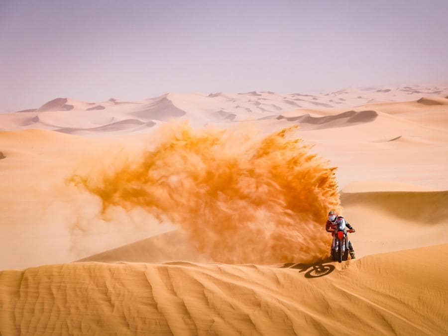 Dakar Rally 2021 si svolge in Arabia Saudita (EPA/Frederic Le Floch)